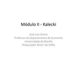 Módulo II - Kalecki