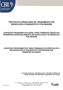 protocolo brasileiro de treinamento em radiologia e