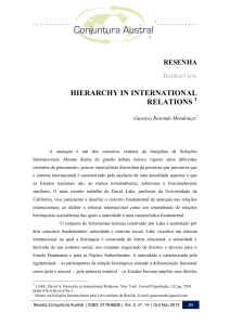 HIERARCHY IN INTERNATIONAL RELATIONS