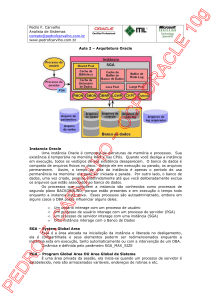 Arquitetura Oracle - Pedro F. Carvalho