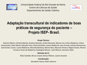 Projeto ISEP-Brasil