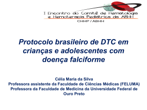 Protocolo brasileiro de DTC em crianças e
