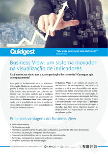 Business View: um sistema inovador na visualização de indicadores