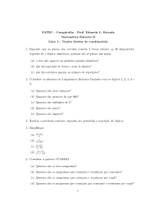 Carapicuíba - Prof. Eduardo L. Estrada Matemática