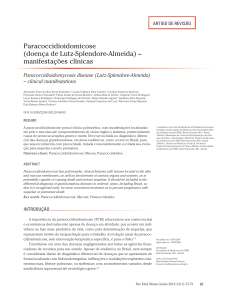 Paracoccidioidomicose (doença de Lutz-Splendore