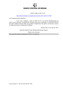 carta-circular nº 749 - Banco Central do Brasil