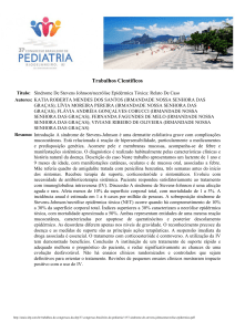 Trabalhos Científicos - Sociedade Brasileira de Pediatria