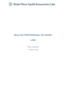 BULA DO PROFISSIONAL DE SAÚDE Luftal