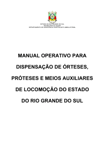 manual operativo para dispensação de órteses, próteses e meios
