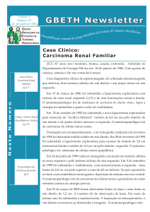 Newsletter: Vol. 01 – # 16 – Caso Clínico: Carcinoma Renal