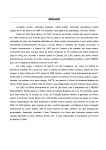 Currículo de Ziraldo. - Academia Brasileira de Letras