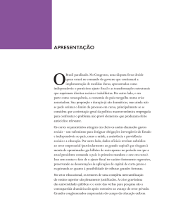APRESENTAçãO - Revista da Sociedade Brasileira de Economia