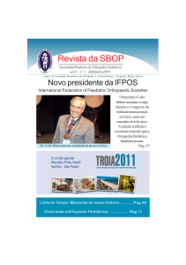 Revista SBOP.p65 - Sociedade Brasileira de Ortopedia Pediátrica