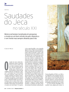 Saudades do Jeca - Revista Pesquisa Fapesp