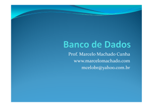 Isolamento de dados - Site do Prof. Marcelo Machado Cunha