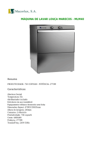 máquina de lavar louça marecos - mlm40