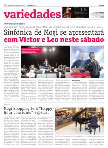 Sinfônica de Mogi se apresentará com Victor e Leo neste sábado