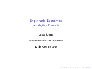 Engenharia Econômica - Introdução a Economia