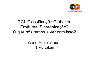 GCI, Classificação Global de Produtos, Sincronização? O que nós