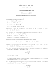 Cálculo II - Lista 2 - IME-USP