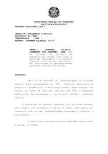 Processo PGT/CCR/nº 811/2011 - Ministério Público do Trabalho