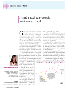Situação atual da oncologia pediátrica no Brasil
