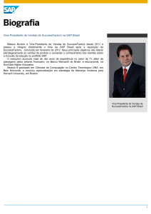 Vice-Presidente de Vendas de SuccessFactors na SAP Brasil