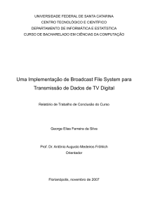 Uma Implementação de Broadcast File System para