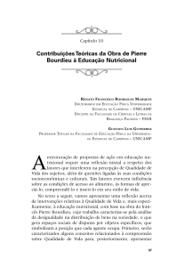 Contribuições Teóricas da Obra de Pierre Bourdieu - FEF