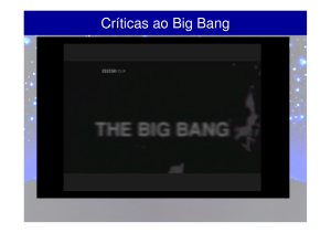 Críticas ao Big Bang