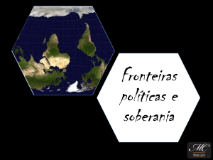 Fronteiras políticas e soberania