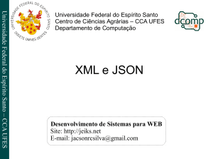 XML e JSON - jeiks.net