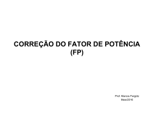 CORREÇÃO DO FATOR DE POTÊNCIA (FP)