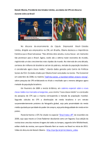 Barack Obama, Presidente dos Estados Unidos, usa dados do CPS