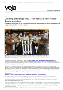 Marketing do Botafogo errou: `TelexFree não é parceiro