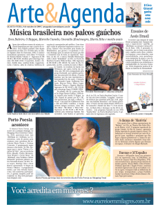 Música brasileira nos palcos gaúchos