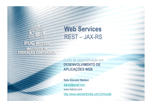 Web Services - Mr. Italo Giovani A. Stefani