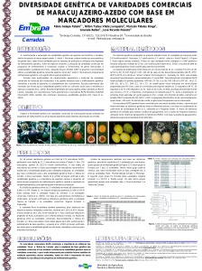 Diversidade genética de variedades comerciais de maracujazeiro