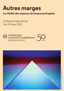 Autres marges - Fondation Calouste Gulbenkian