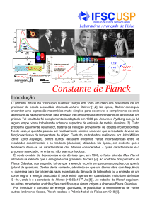 Constante de Planck - IFSC