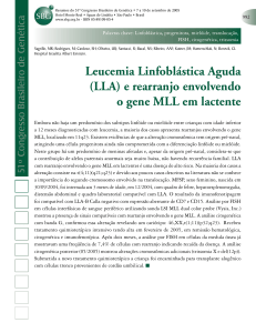 Leucemia Linfoblástica Aguda (LLA) e rearranjo envolvendo o gene