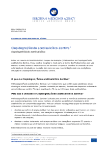 Clopidogrel/Acetylsalicylic acid Zentiva, INN - EMA