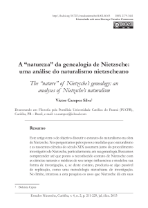A “natureza” da genealogia de Nietzsche