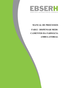 MANUAL DE PROCESSOS FAR12 - DISPENSAR MEDI