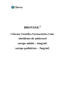 bronxol - Anvisa