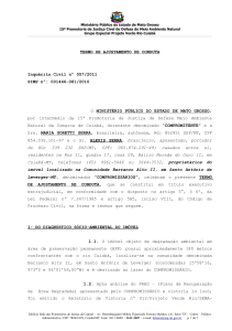 TERMO DE AJUSTAMENTO DE CONDUTA Inquérito Civil nº 057
