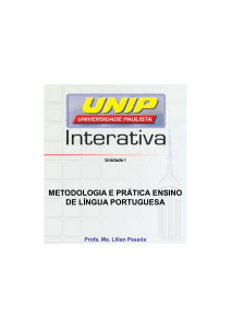 metodologia e prática ensino de língua portuguesa