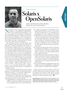 Solaris x OpenSolaris