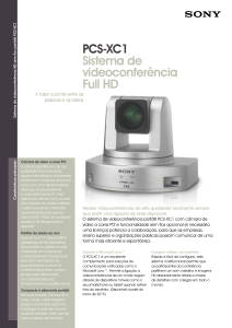 PCS-XC1 Sistema de videoconferência Full HD