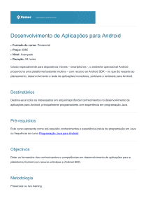 Desenvolvimento de Aplica踥es para Android